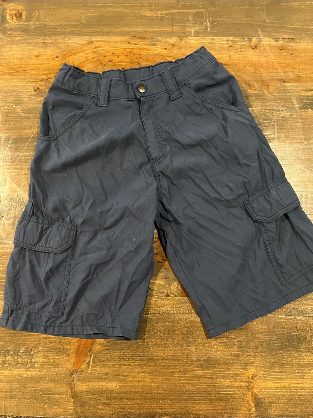 Kids Cargo Shorts in Dark Blue - Durable Everyday Playwear